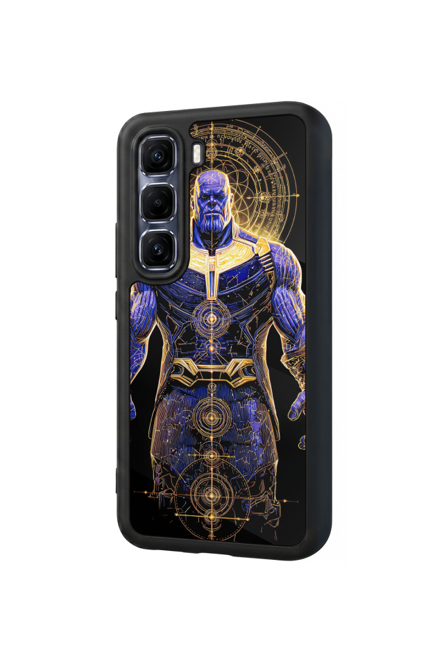 Infinix Hot 60 Pro Plus Uyumlu Thanos Tasarımlı Glossy Premium Kılıf