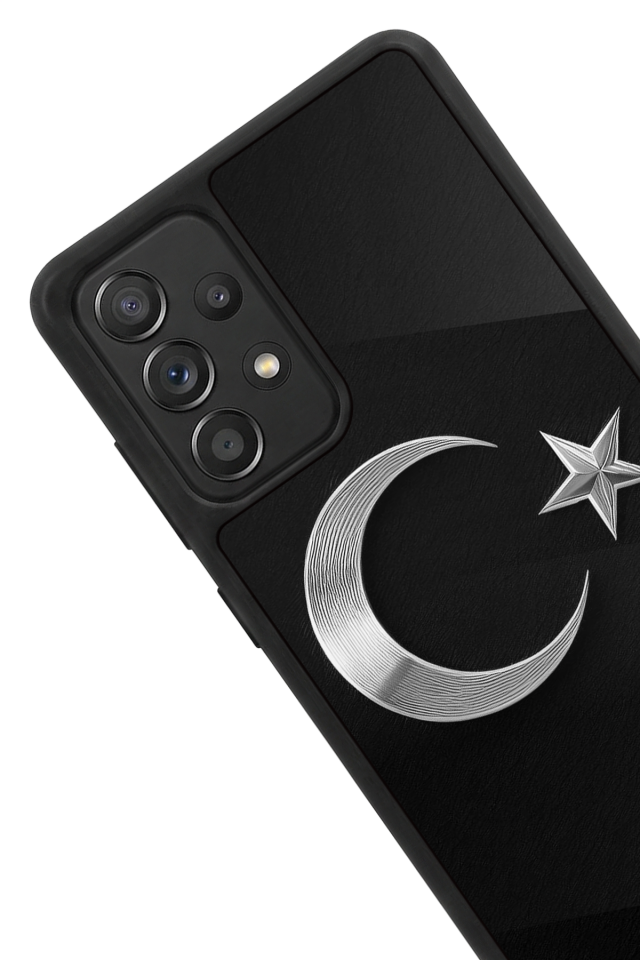 Samsung Galaxy A72 Uyumlu Türk Bayragi Tasarımlı Glossy Premium Kılıf
