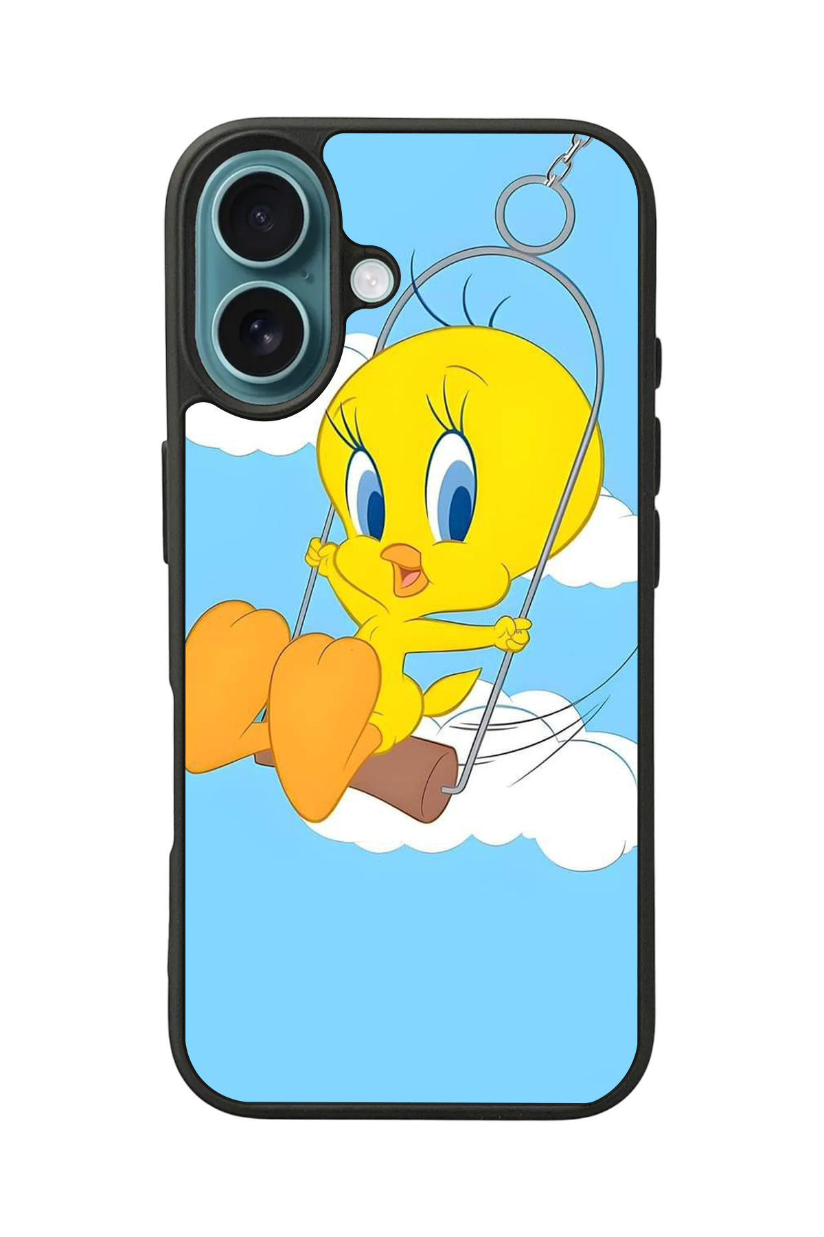 iPhone 16 Plus Uyumlu Tweety Tasarımlı Glossy Premium Kılıf