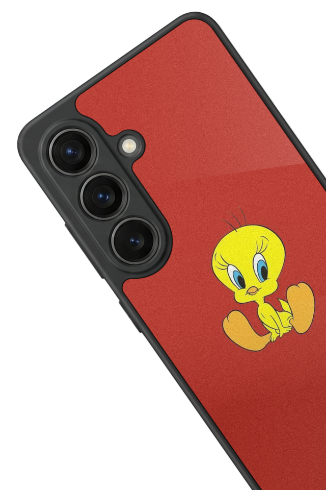 Samsung Galaxy S26 Uyumlu Tweety Tasarımlı Glossy Premium Kılıf