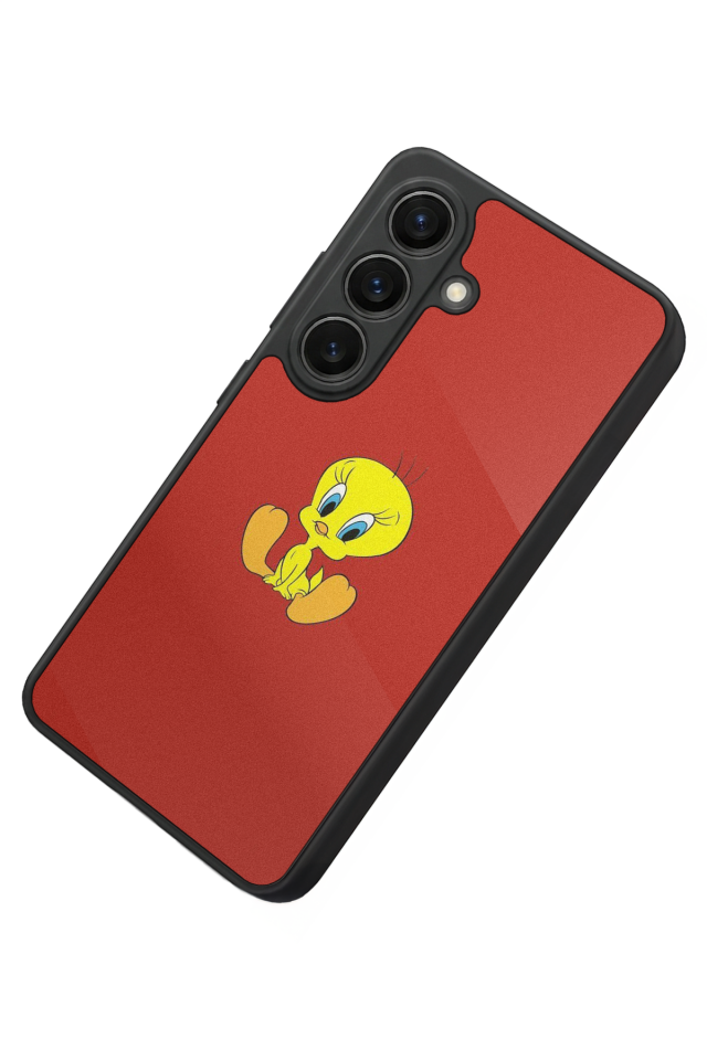 Samsung Galaxy S26 Uyumlu Tweety Tasarımlı Glossy Premium Kılıf