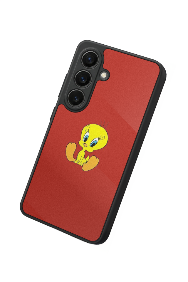 Samsung Galaxy S26 Uyumlu Tweety Tasarımlı Glossy Premium Kılıf