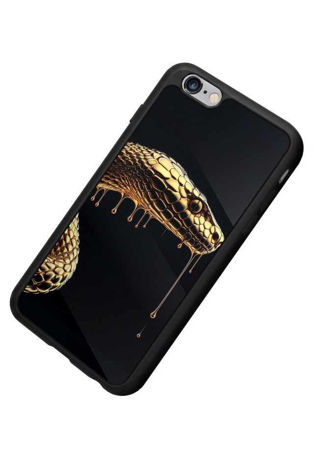 iPhone 6s Plus Uyumlu Yılan Tasarımlı Glossy Premium Kılıf