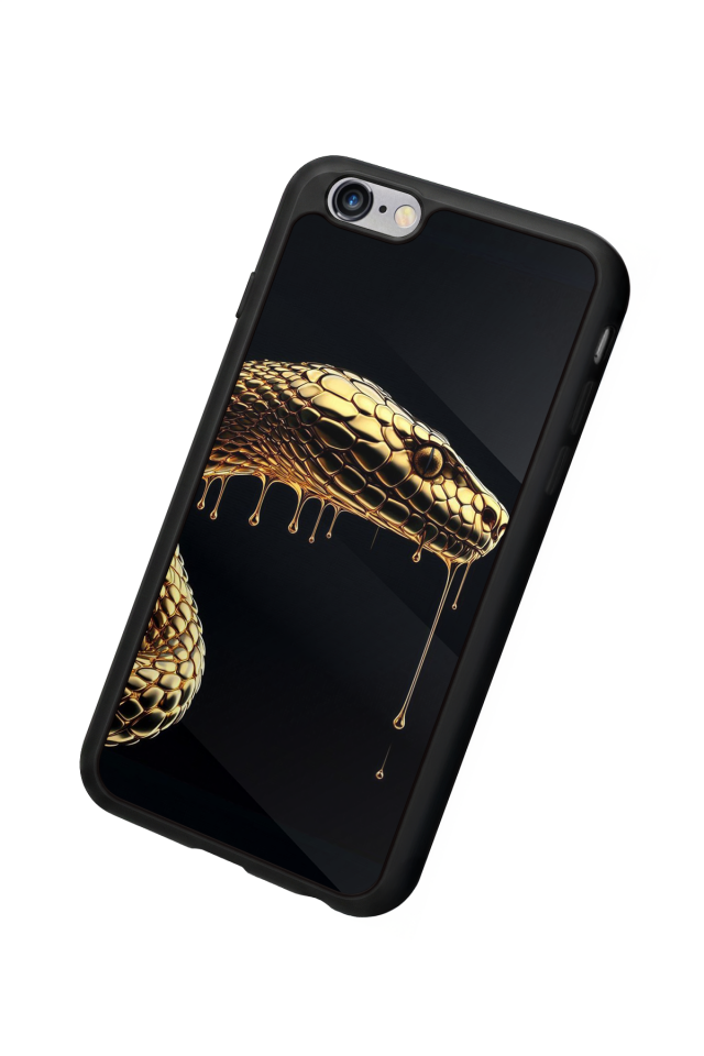 iPhone 6s Plus Uyumlu Yılan Tasarımlı Glossy Premium Kılıf