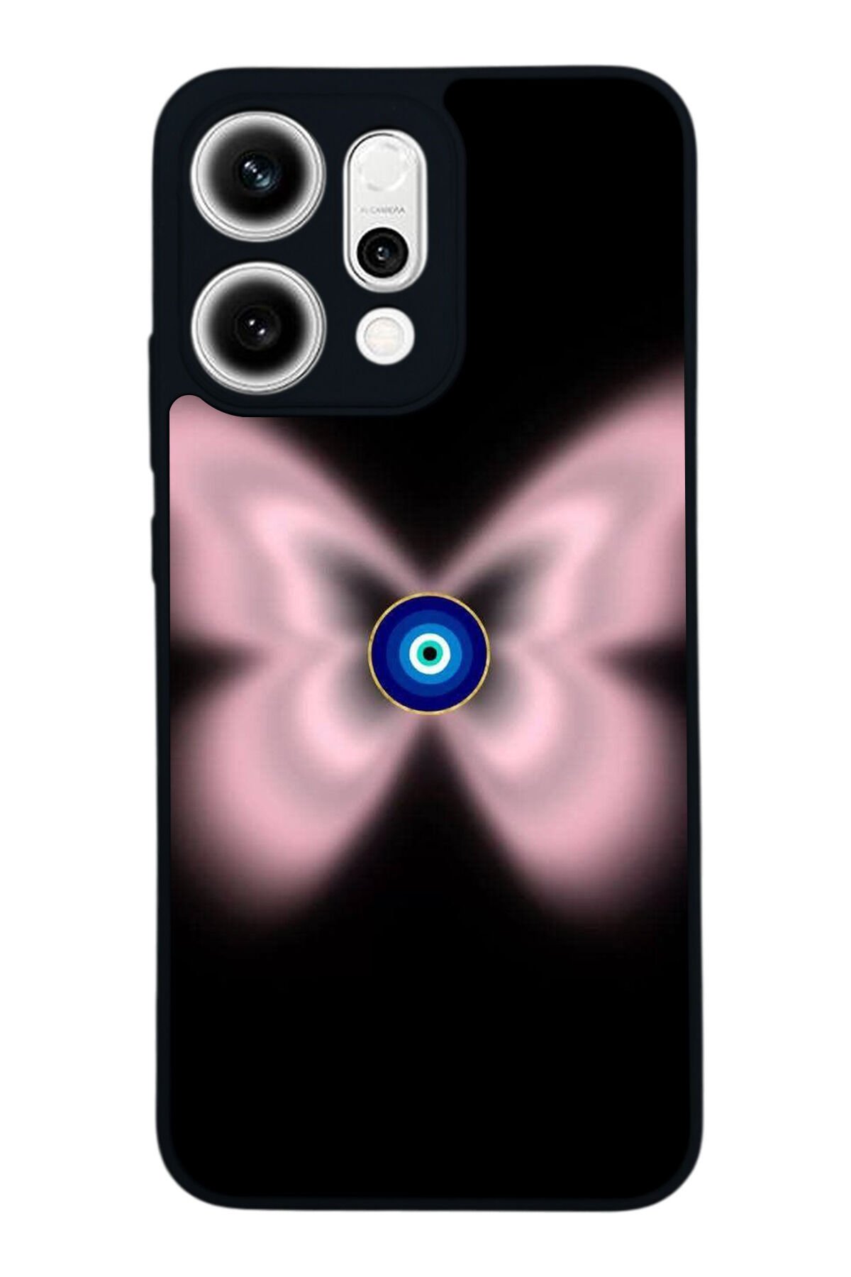 Oppo Reno 14 Uyumlu Nazar Tasarımlı Glossy Premium Kılıf