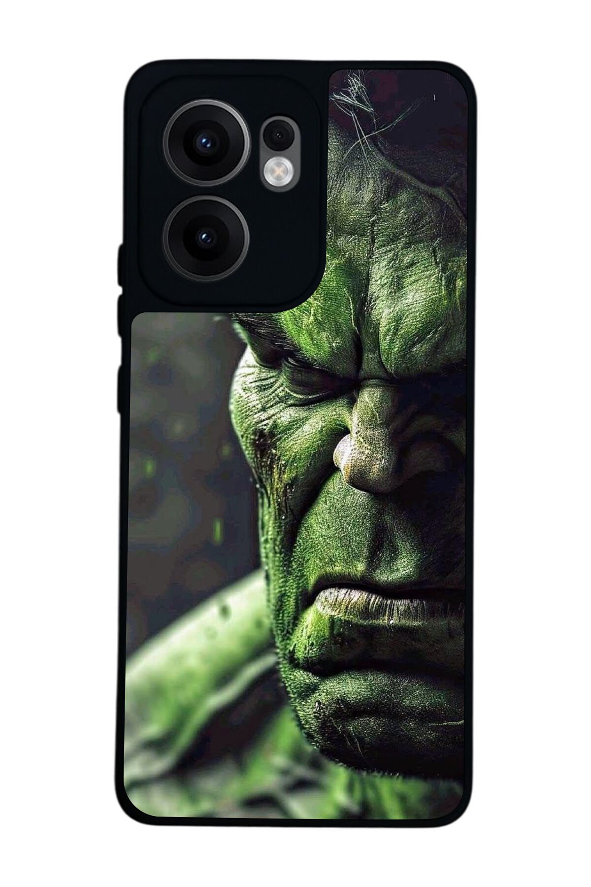 Oppo Reno 13F Uyumlu Hulk Tasarımlı Glossy Premium Kılıf
