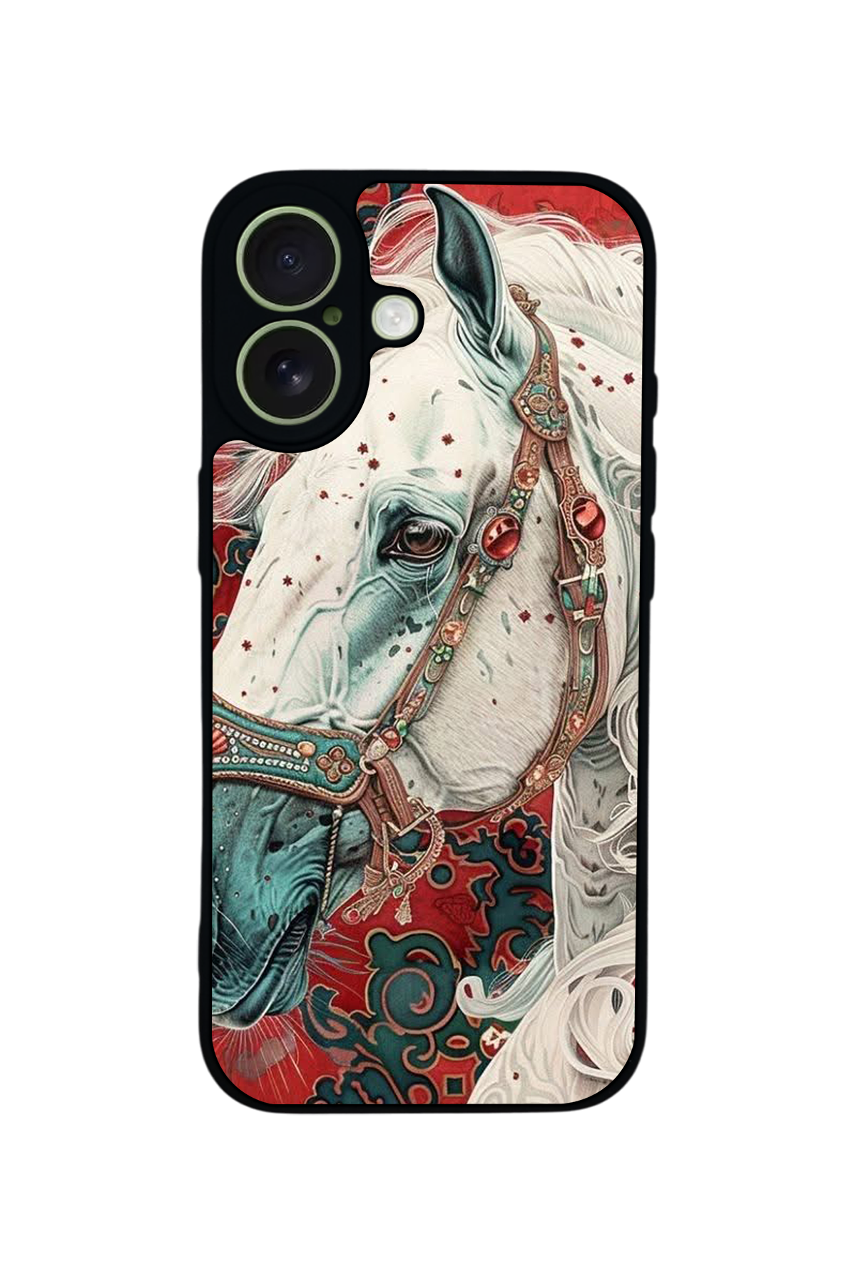 iPhone 17 Uyumlu At Horse Tasarımlı Glossy Premium Kılıf