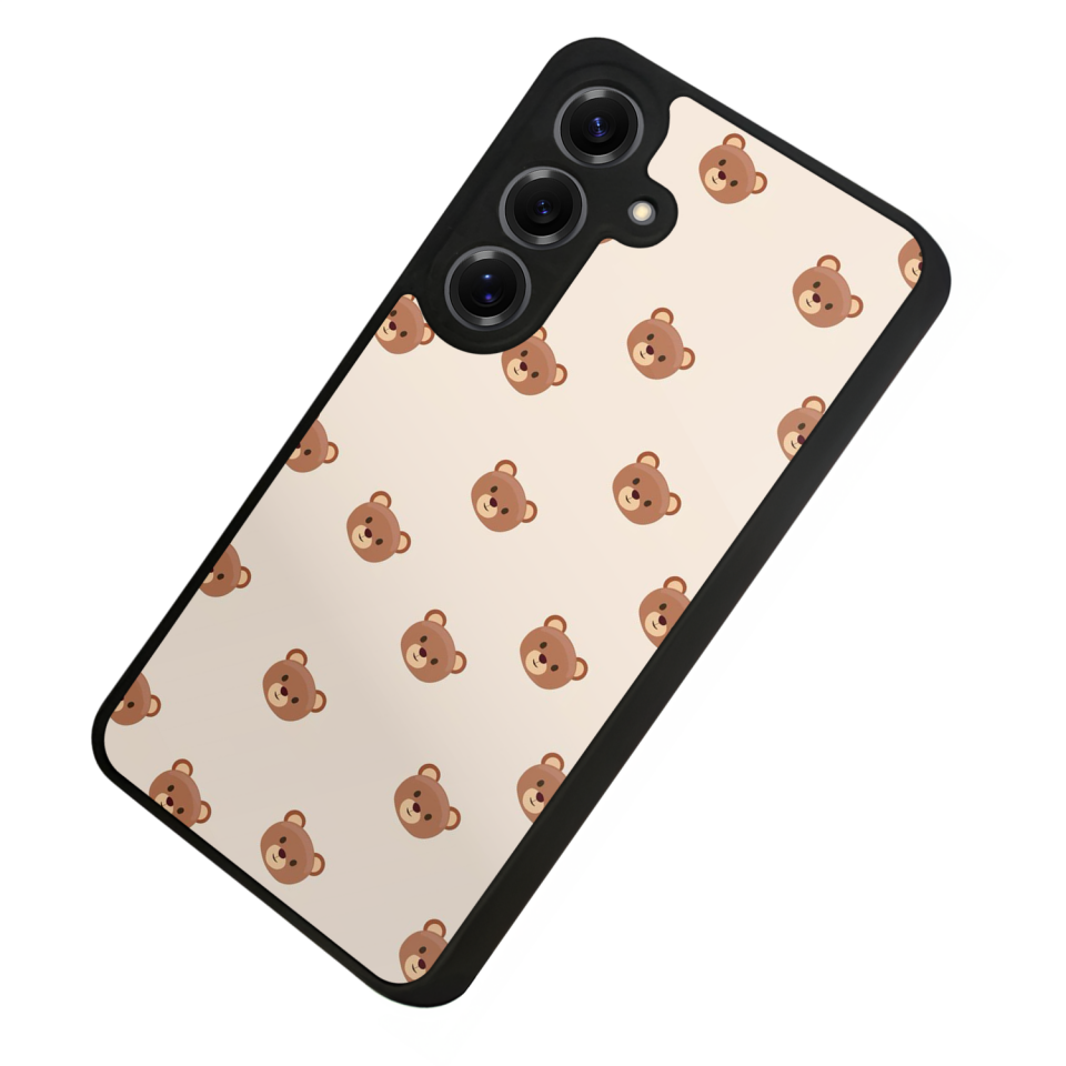 Samsung Galaxy S25 Uyumlu Ayı Tasarımlı Glossy Premium Kılıf