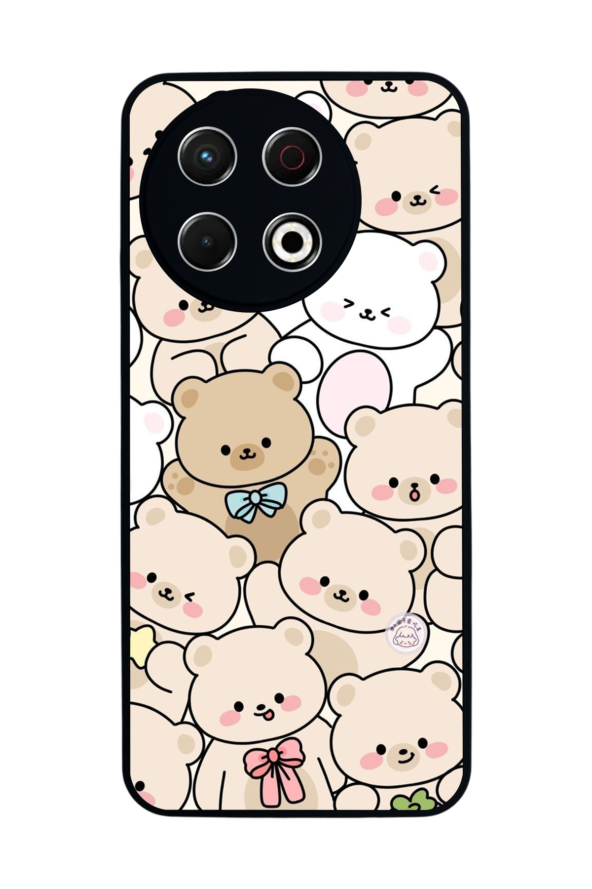 Tecno Spark 30 Pro Uyumlu Ayı Tasarımlı Glossy Premium Kılıf