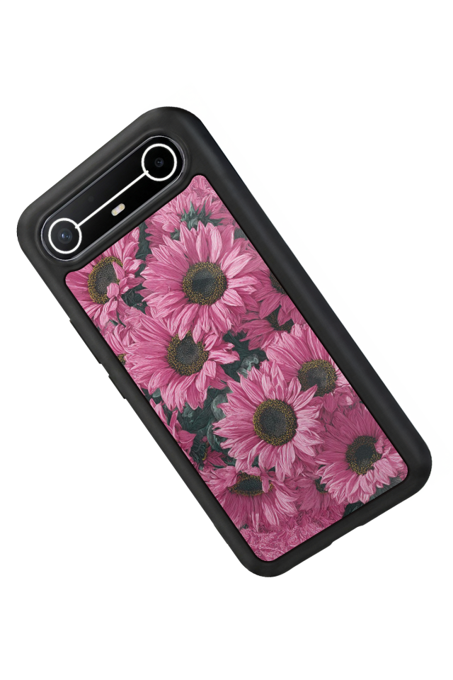 Tecno Spark Slim 5G Uyumlu Cicek Tasarımlı Glossy Premium Kılıf