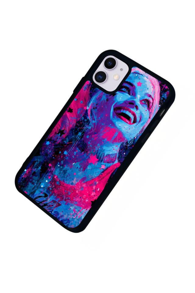 iPhone 11 Uyumlu HarleyQueen Tasarımlı Glossy Premium Kılıf