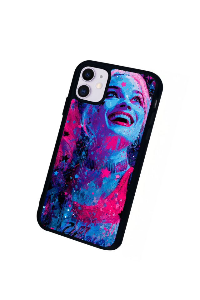 iPhone 11 Uyumlu HarleyQueen Tasarımlı Glossy Premium Kılıf
