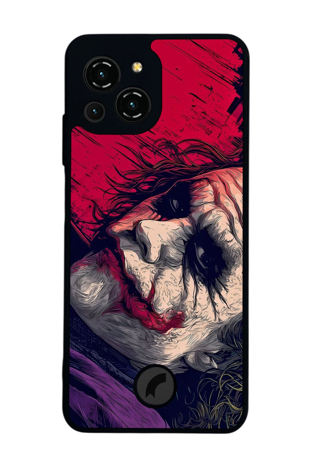 Reeder S23 Pro Max Uyumlu Joker Tasarımlı Glossy Premium Kılıf