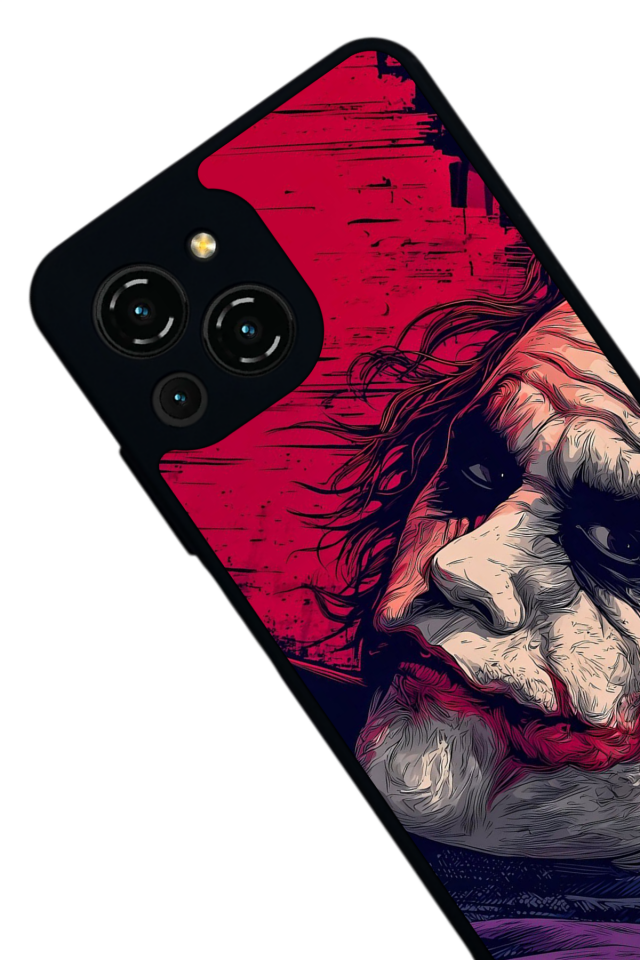 Reeder S23 Pro Max Uyumlu Joker Tasarımlı Glossy Premium Kılıf
