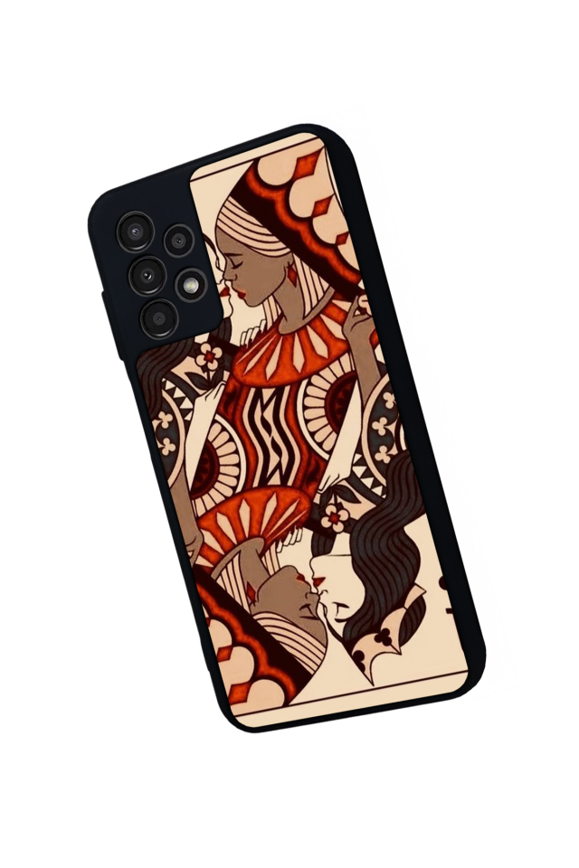 Samsung Galaxy A23 Uyumlu Kalp Love Tasarımlı Glossy Premium Kılıf