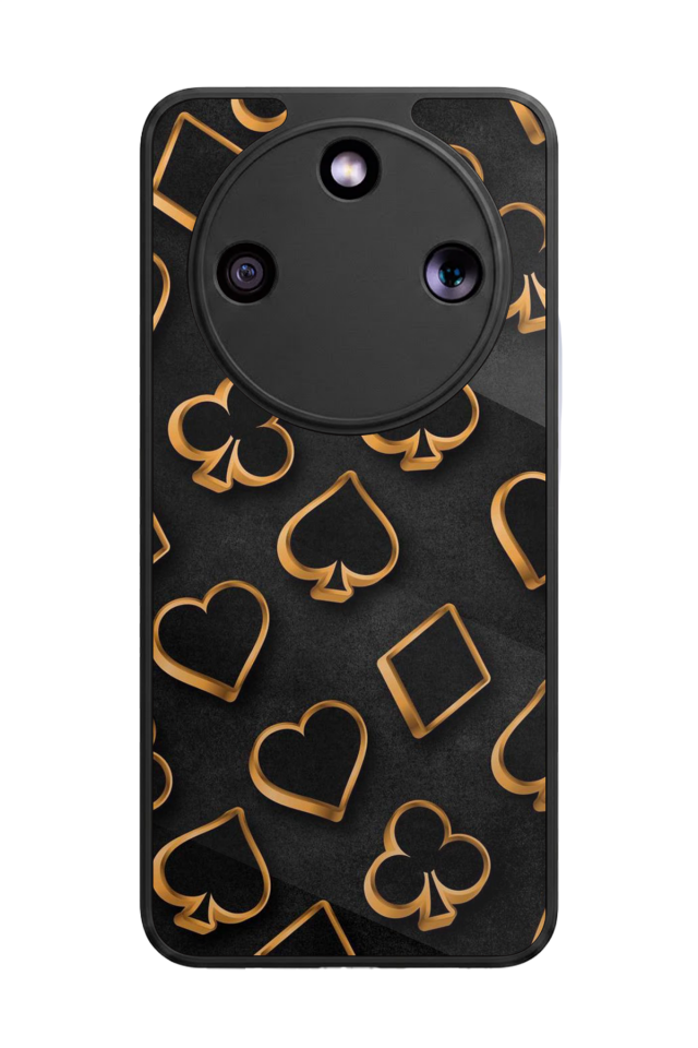 Honor Magic 8 Lite Uyumlu Kart Tasarımlı Glossy Premium Kılıf