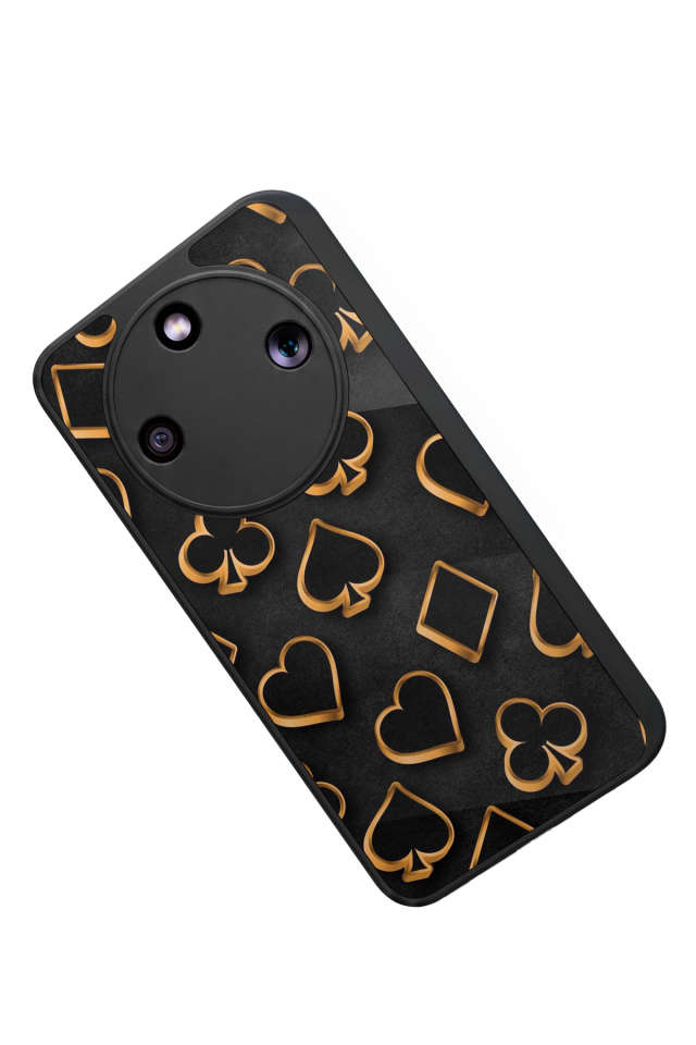 Honor Magic 8 Lite Uyumlu Kart Tasarımlı Glossy Premium Kılıf