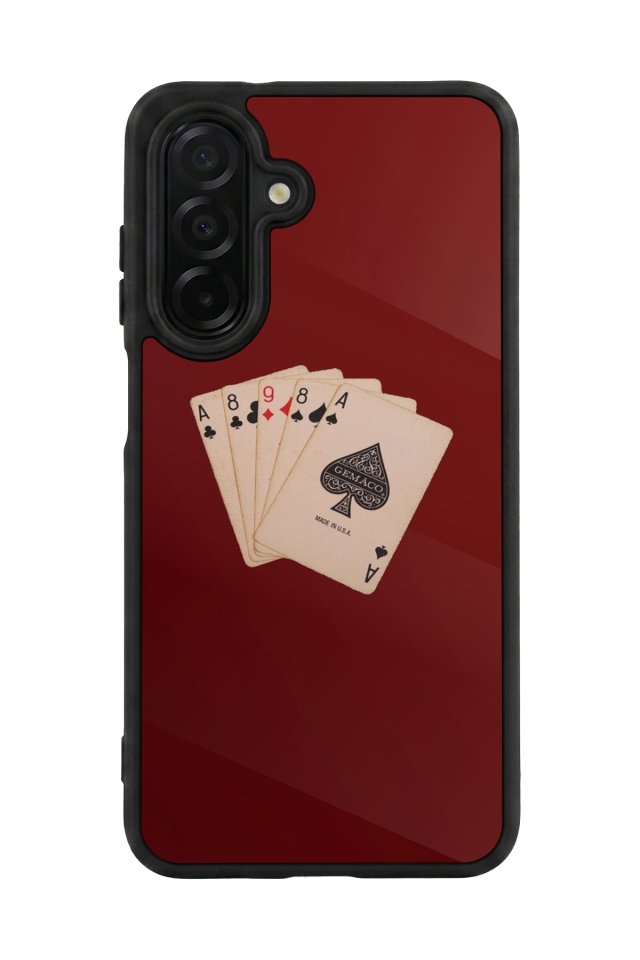 Samsung Galaxy A36 Uyumlu Kart Tasarımlı Glossy Premium Kılıf