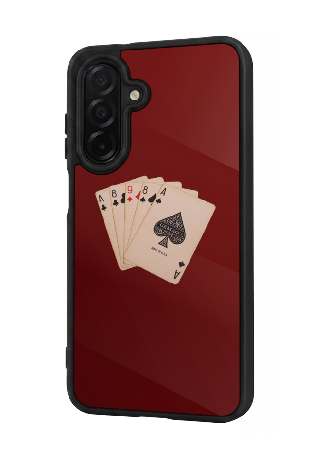 Samsung Galaxy A36 Uyumlu Kart Tasarımlı Glossy Premium Kılıf