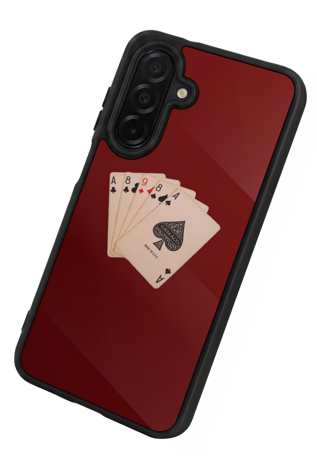 Samsung Galaxy A36 Uyumlu Kart Tasarımlı Glossy Premium Kılıf