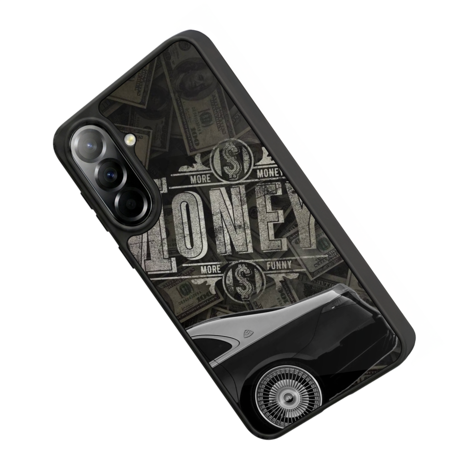 Samsung Galaxy A57 Uyumlu Money Para Tasarımlı Glossy Premium Kılıf