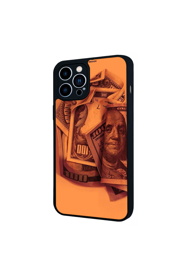 iPhone 12 Pro Max Uyumlu Money Para Tasarımlı Glossy Premium Kılıf
