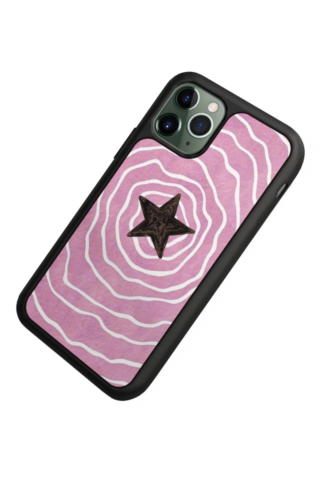 iPhone 11 Pro Uyumlu Retro Yildizlar Tasarımlı Glossy Premium Kılıf