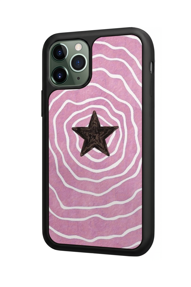 iPhone 11 Pro Uyumlu Retro Yildizlar Tasarımlı Glossy Premium Kılıf