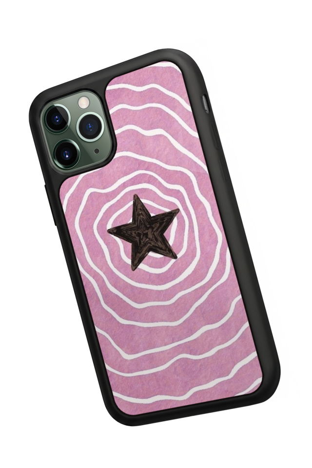 iPhone 11 Pro Uyumlu Retro Yildizlar Tasarımlı Glossy Premium Kılıf