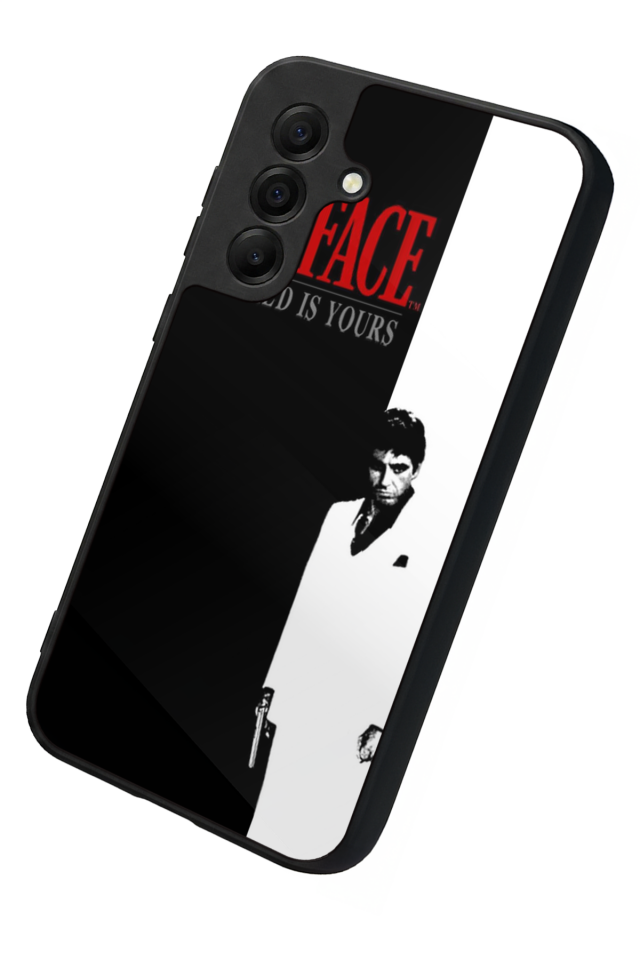 Samsung Galaxy A17 Uyumlu Scarface Tasarımlı Glossy Premium Kılıf