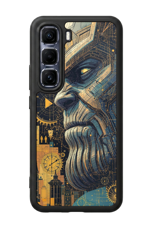 Infinix Hot 60 Pro Plus Uyumlu Thanos Tasarımlı Glossy Premium Kılıf