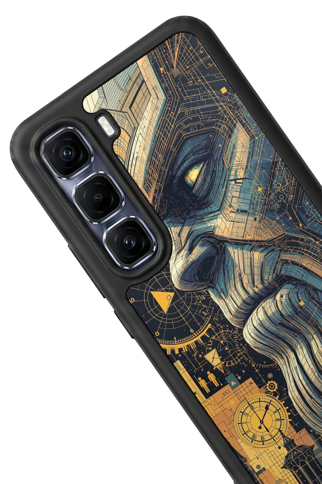 Infinix Hot 60 Pro Plus Uyumlu Thanos Tasarımlı Glossy Premium Kılıf