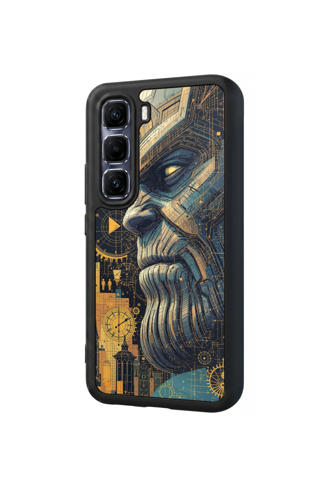 Infinix Hot 60 Pro Plus Uyumlu Thanos Tasarımlı Glossy Premium Kılıf