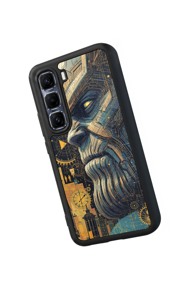 Infinix Hot 60 Pro Plus Uyumlu Thanos Tasarımlı Glossy Premium Kılıf