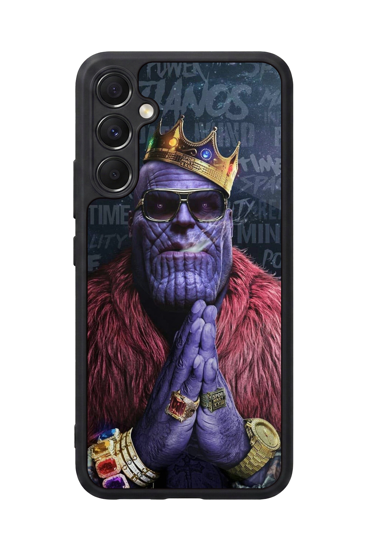 Samsung Galaxy A34 Uyumlu Thanos Tasarımlı Glossy Premium Kılıf