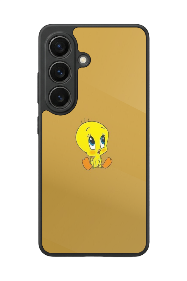Samsung Galaxy S26 Uyumlu Tweety Tasarımlı Glossy Premium Kılıf