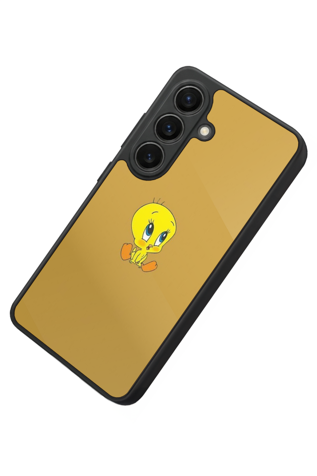 Samsung Galaxy S26 Uyumlu Tweety Tasarımlı Glossy Premium Kılıf