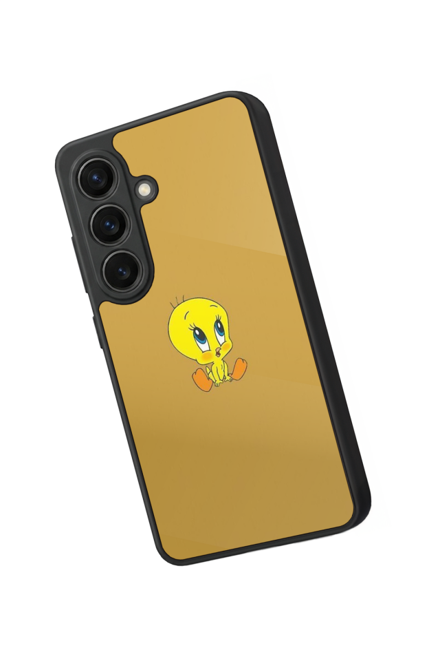 Samsung Galaxy S26 Uyumlu Tweety Tasarımlı Glossy Premium Kılıf