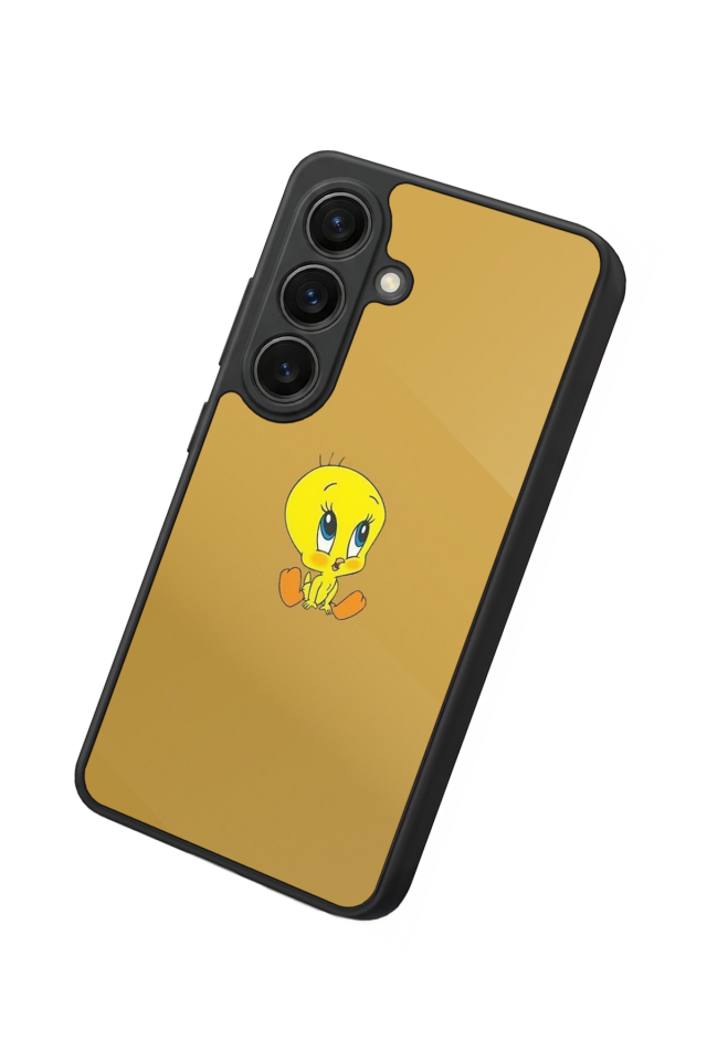 Samsung Galaxy S26 Uyumlu Tweety Tasarımlı Glossy Premium Kılıf