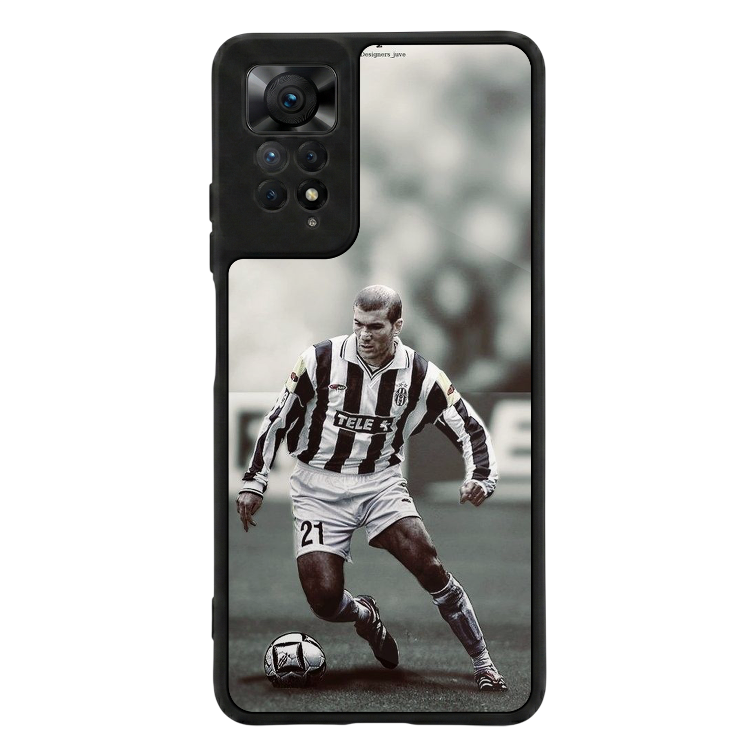 Xiaomi Redmi Note 12 Pro Uyumlu Zidane Tasarımlı Glossy Premium Kılıf