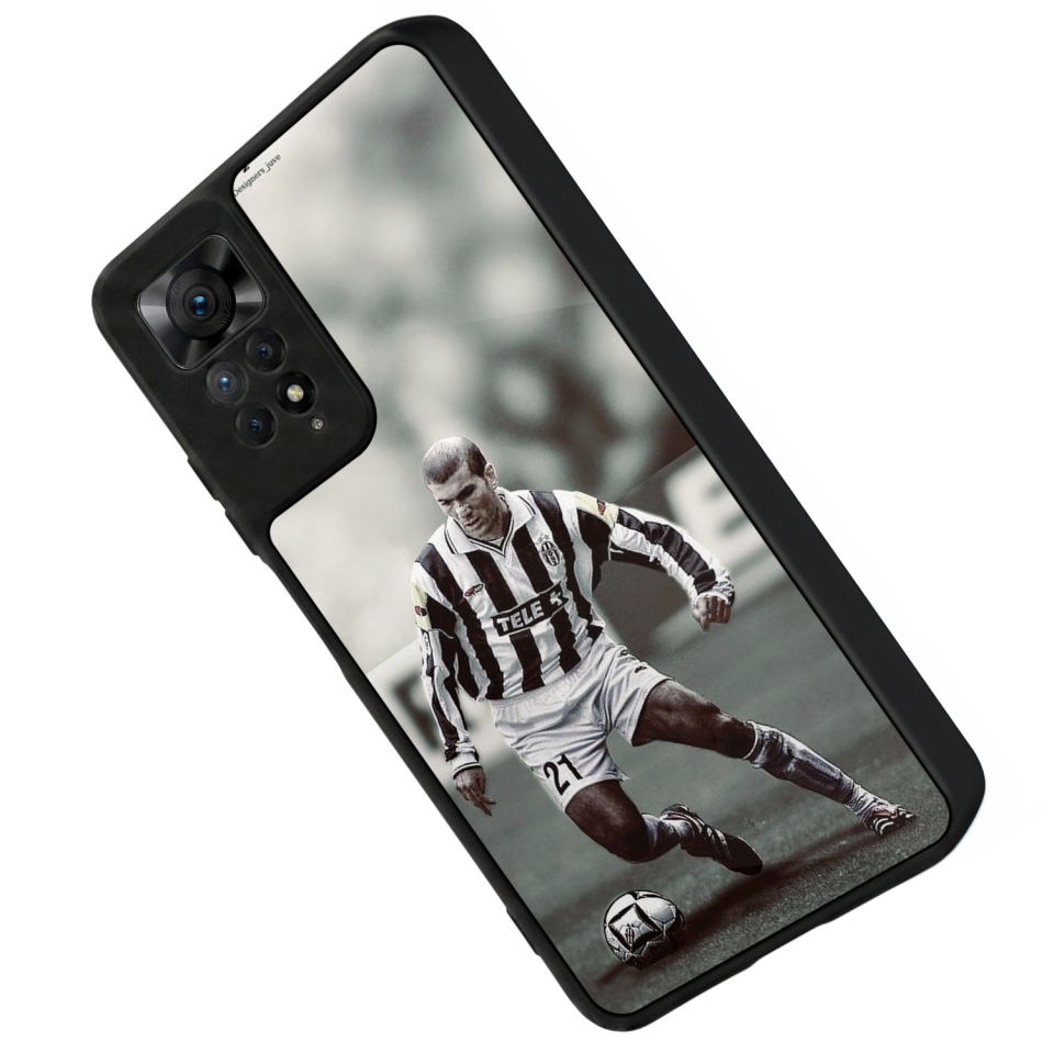 Xiaomi Redmi Note 12 Pro Uyumlu Zidane Tasarımlı Glossy Premium Kılıf