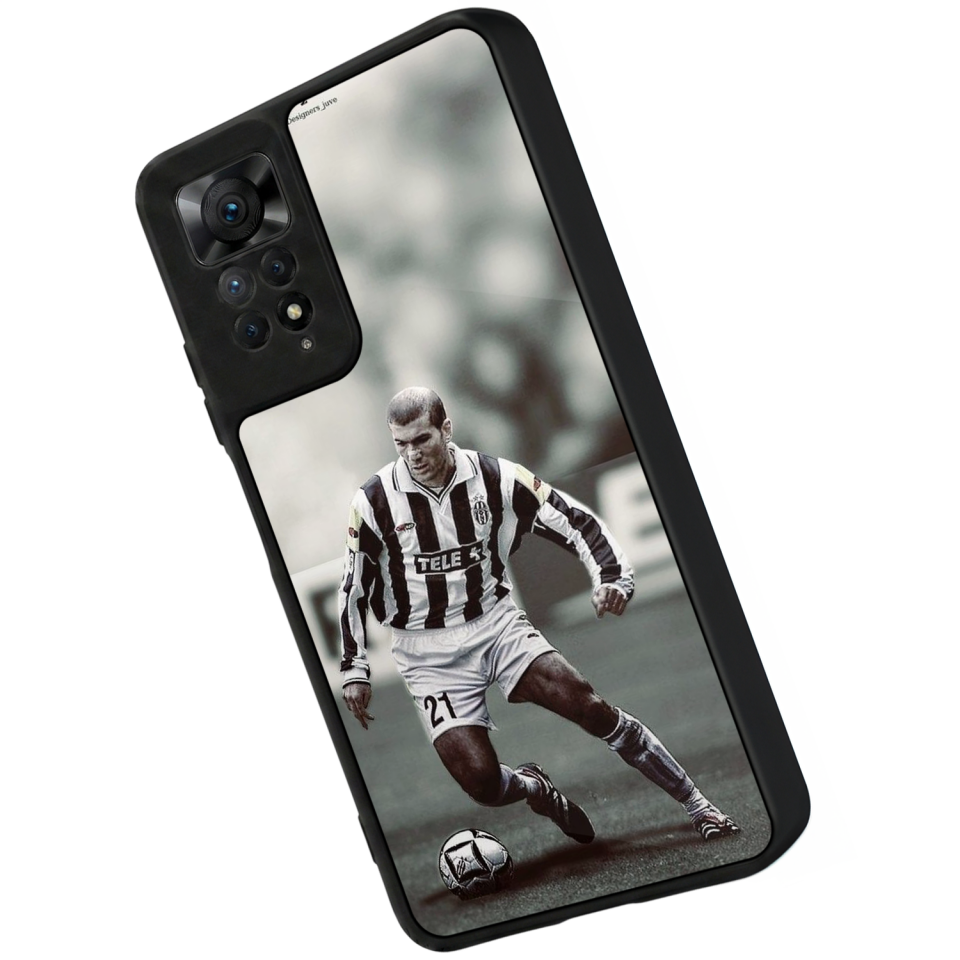 Xiaomi Redmi Note 12 Pro Uyumlu Zidane Tasarımlı Glossy Premium Kılıf