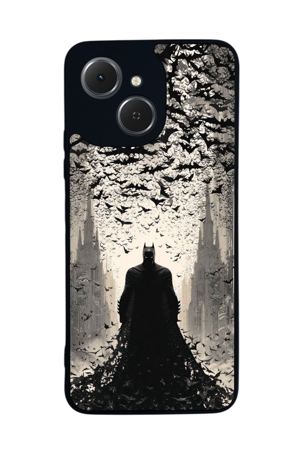 Tecno Spark 40C Uyumlu Batman Tasarımlı Glossy Premium Kılıf