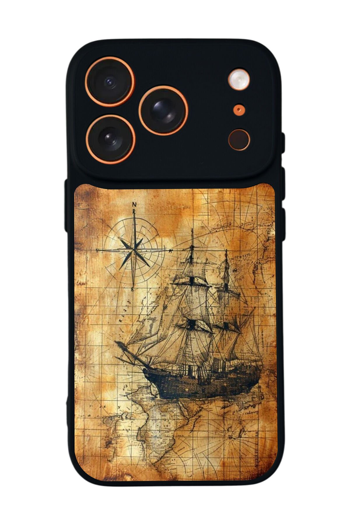 iPhone 17 Pro Max Uyumlu Korsan Tasarımlı Glossy Premium Kılıf