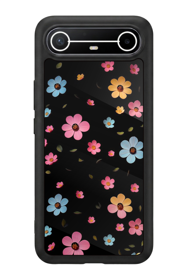 Tecno Spark Slim 5G Uyumlu Cicek Tasarımlı Glossy Premium Kılıf