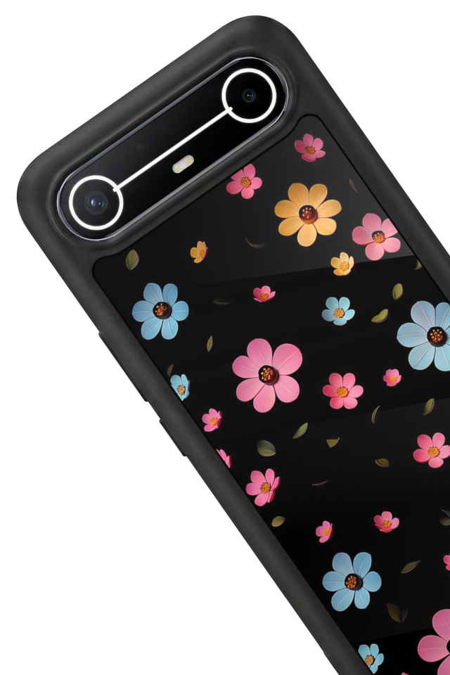 Tecno Spark Slim 5G Uyumlu Cicek Tasarımlı Glossy Premium Kılıf