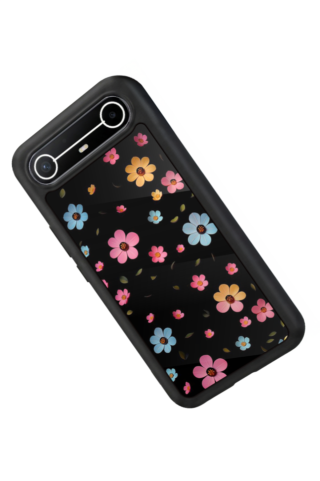 Tecno Spark Slim 5G Uyumlu Cicek Tasarımlı Glossy Premium Kılıf