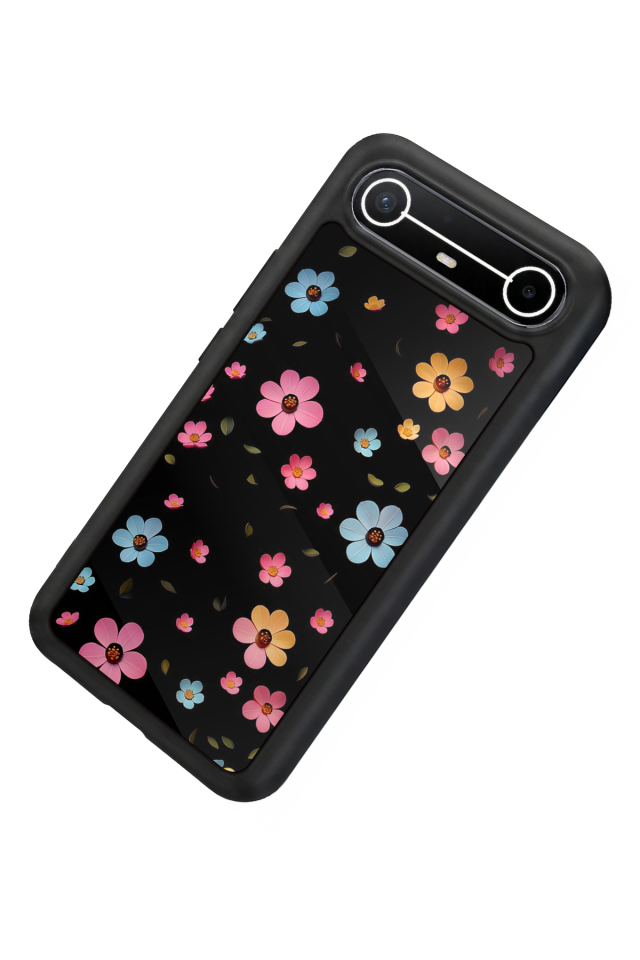Tecno Spark Slim 5G Uyumlu Cicek Tasarımlı Glossy Premium Kılıf
