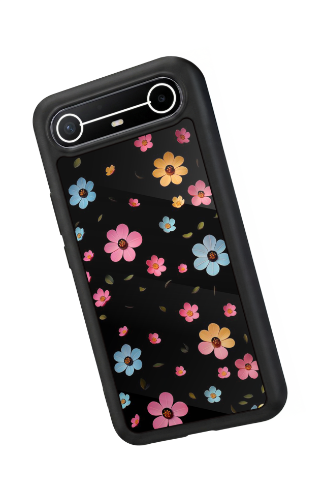 Tecno Spark Slim 5G Uyumlu Cicek Tasarımlı Glossy Premium Kılıf