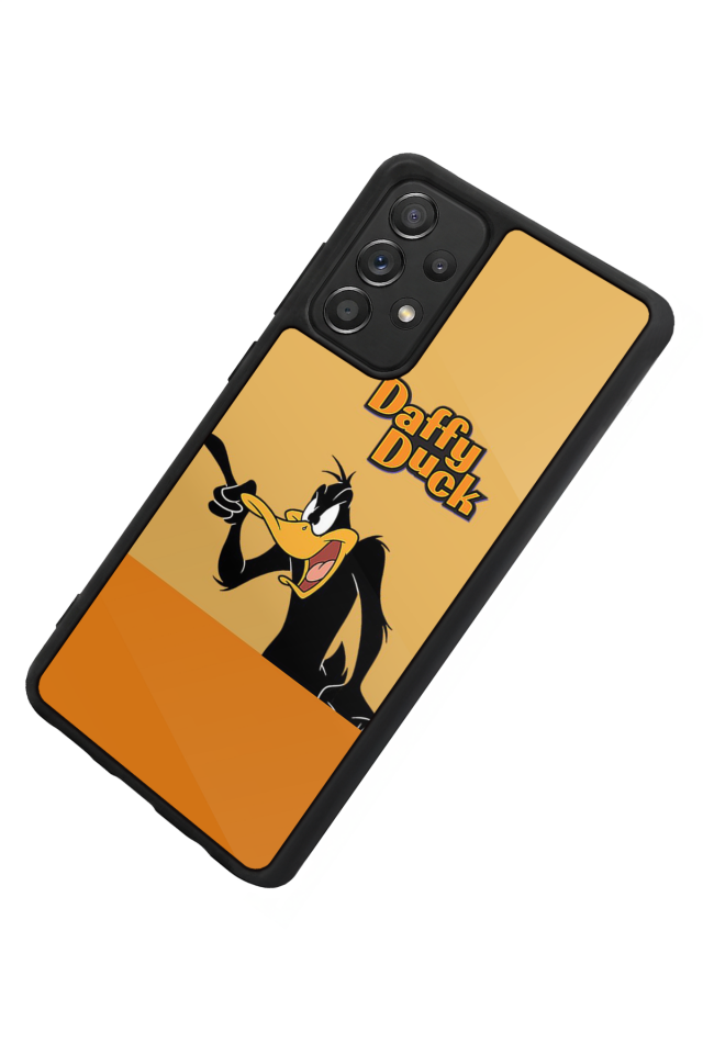 Samsung Galaxy A72 Uyumlu Daffy duck Tasarımlı Glossy Premium Kılıf